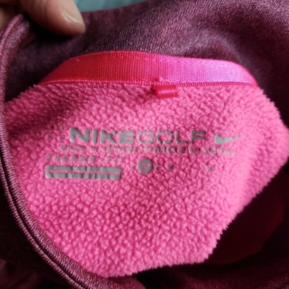 Nike Therma Fit Golf Fleece Half Zip Fleece Lined Pullover - Picture 10 of 12